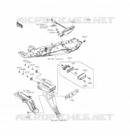 FANALE POSTERIORE(S) per Kawasaki NINJA ZX-6R ABS 2016