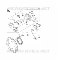 FRENO POSTERIORE per Kawasaki NINJA ZX-6R ABS 2016