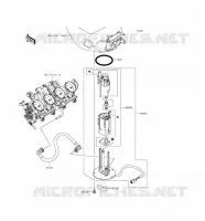 POMPA DI BENZINA per Kawasaki NINJA ZX-6R ABS 2016