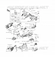 TELAIO MATERIALE ELETTRICO per Kawasaki NINJA ZX-6R ABS 2016