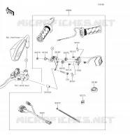 ACCESSORIO (POIGNEES CHAUFFANTES) per Kawasaki VERSYS 1000 2018
