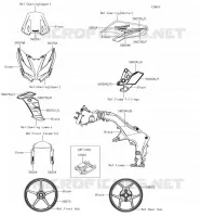 ADESIVO(GREEN) per Kawasaki VERSYS 1000 2018