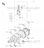 ALBERO MOTORE per Kawasaki VERSYS 1000 2018