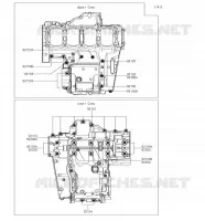 CARTER BOLT per Kawasaki VERSYS 1000 2018