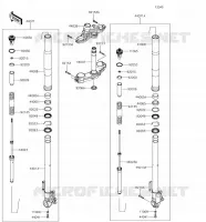 FORCELLA per Kawasaki VERSYS 1000 2018