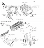 INIEZIONE DI CARBURANTE per Kawasaki VERSYS 1000 2018