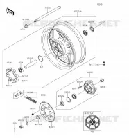 MOZZO POSTERIORE per Kawasaki VERSYS 1000 2018