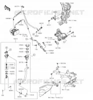 POSTERIORE POMPA per Kawasaki VERSYS 1000 2018