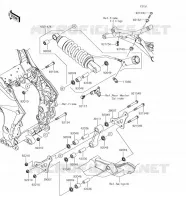 SOSPENSIONI   AMMORTIZZATORE per Kawasaki VERSYS 1000 2018
