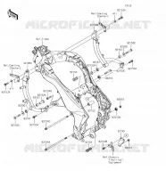 SUPPORTO DEL MOTORE per Kawasaki VERSYS 1000 2018