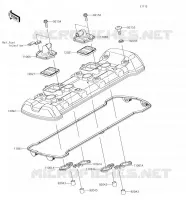 TESTATA COPERTURA per Kawasaki VERSYS 1000 2018