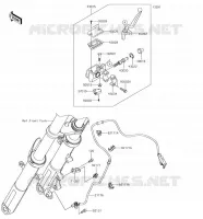 ANTERIORE POMPA per Kawasaki VERSYS-X 300 2018