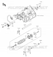 CAMBIO TAMBURO   FORCHE SHIFT per Kawasaki VERSYS-X 300 2018