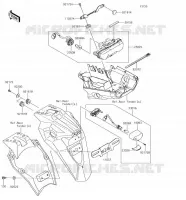 FANALE POSTERIORE(S) per Kawasaki VERSYS-X 300 2018