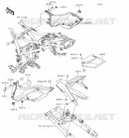 FIANCHETTI   COPERCHIO CATENA per Kawasaki VERSYS-X 300 2018