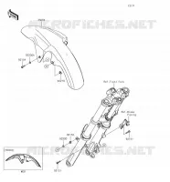 PARAFANGO ANTERIORE per Kawasaki VERSYS-X 300 2018