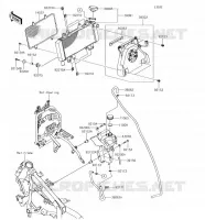 RADIATORE per Kawasaki VERSYS-X 300 2018