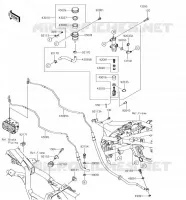 POSTERIORE POMPA per Kawasaki VERSYS-X 300 2018