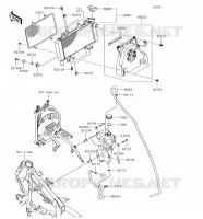 RADIATORE per Kawasaki VERSYS-X 300 2018
