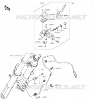 ANTERIORE POMPA per Kawasaki VERSYS-X 300 2018