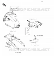 ETICHETTE per Kawasaki VERSYS-X 300 2018