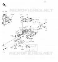 PARTI DEL TELAIO (COUVERTURE) per Kawasaki VERSYS-X 300 2018