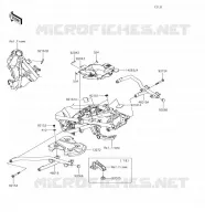 PARTI DEL TELAIO (COUVERTURE) per Kawasaki VERSYS-X 300 2017
