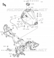 SERBATOIO DI CARBURANTE per Kawasaki VERSYS-X 300 2017