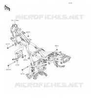 SUPPORTO DEL MOTORE per Kawasaki VERSYS-X 300 2017