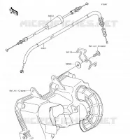 CAVI per Kawasaki Z125 PRO 2018