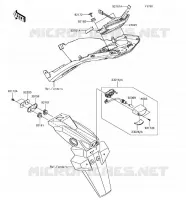FANALE POSTERIORE(S) per Kawasaki Z125 PRO 2018