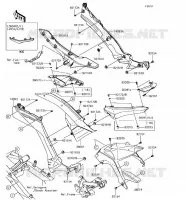 FIANCHETTI   COPERCHIO CATENA per Kawasaki Z125 PRO 2018