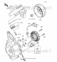 GENERATORE per Kawasaki Z125 PRO 2018