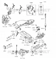 INTERRUTTORE   RIFLETTORI per Kawasaki Z125 PRO 2018