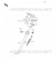 SUPPORTO per Kawasaki Z125 PRO 2018