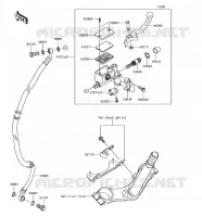 ANTERIORE POMPA per Kawasaki Z125 PRO 2018