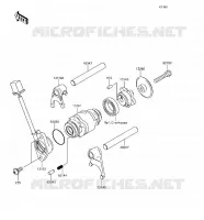 CAMBIO TAMBURO   FORCHE SHIFT per Kawasaki Z125 PRO 2018