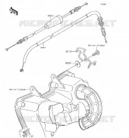 CAVI per Kawasaki Z125 PRO 2018