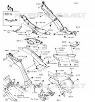 FIANCHETTI   COPERCHIO CATENA per Kawasaki Z125 PRO 2018