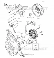 GENERATORE per Kawasaki Z125 PRO 2018