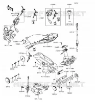 INTERRUTTORE   RIFLETTORI per Kawasaki Z125 PRO 2018