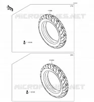 PNEUMATICI per Kawasaki Z125 PRO 2018