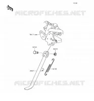 SUPPORTO per Kawasaki Z125 PRO 2018