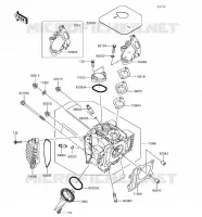 TESTATA per Kawasaki Z125 PRO 2018