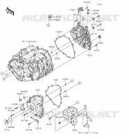 Coperchi motore per Kawasaki NINJA 400 2018