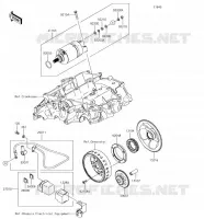 MOTORINO DI AVVIAMENTO per Kawasaki NINJA 400 2018