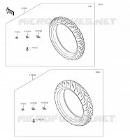 PNEUMATICI per Kawasaki NINJA 400 2018
