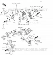 POGGIAPIEDI per Kawasaki NINJA 400 2018