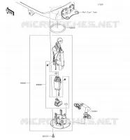 POMPA DI BENZINA per Kawasaki NINJA 400 2018