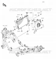 RADIATORE per Kawasaki NINJA 400 2018